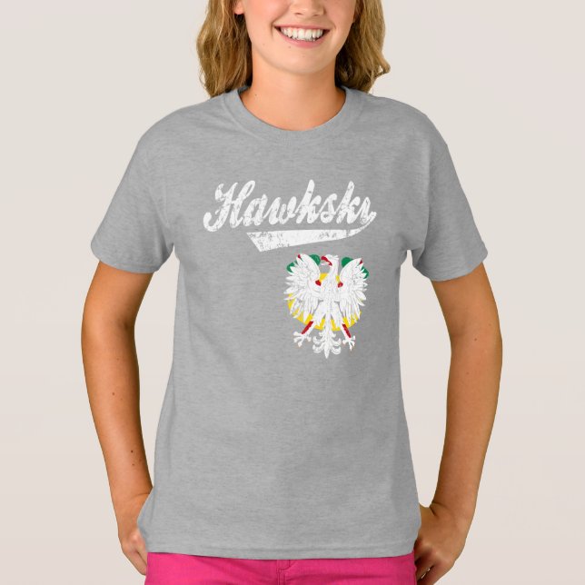 Camiseta Fan polaca de Hawkski Chicago (Anverso)
