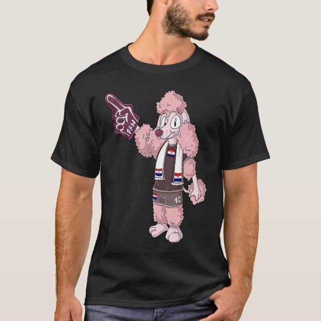 Camiseta Fan Poodle Croatia (Anverso)
