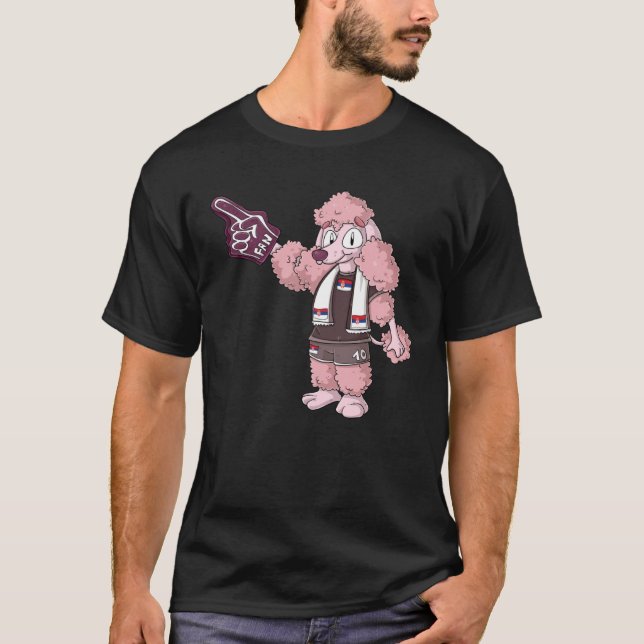 Camiseta Fan Poodle Serbia (Anverso)