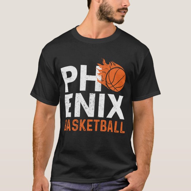 Camiseta Fan Pride Phoenix Basketball B-Ball City Arizona (Anverso)