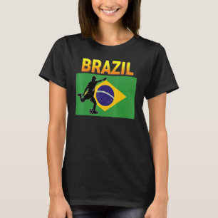Camiseta Fan Selección Nacional De Brasil Fútbol Cha