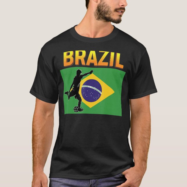 Camiseta Fan Selección Nacional De Brasil Fútbol Cha (Anverso)