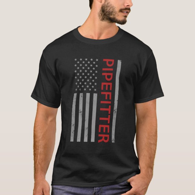 Camiseta Fan Welder De Bandera De Estados Unidos Patriótico (Anverso)