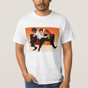 Camiseta fanart de salón de telecabina