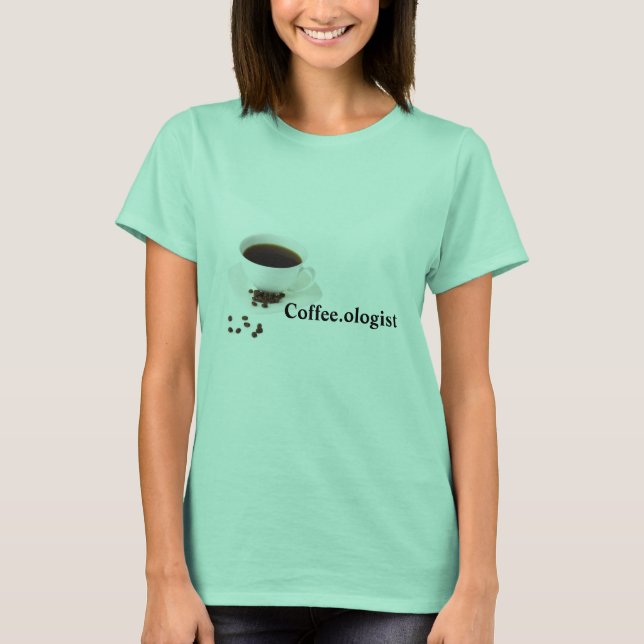 Camiseta fanática de la cita del café (Anverso)