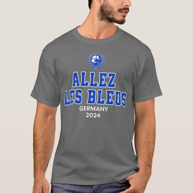 Camiseta Fanático Allez Les Bleus Alemania 2024 (Anverso)