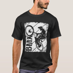 Camiseta Fanático de bicicletas BMX antiguas de estilo libr
