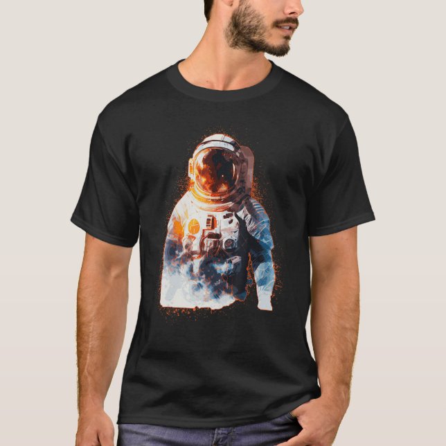 Camiseta Fanático de ciencia ficción de astronauta astronau (Anverso)