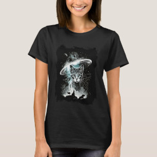 Camiseta Fanático de ciencia ficción para el gato en el esp
