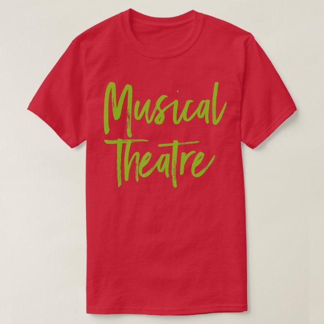 Camiseta Fanático de ensayo de TEATRO MUSICAL (Diseño del anverso)