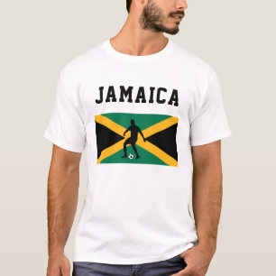 Camiseta Fanático de fútbol aficionado Bandera jamaiquina