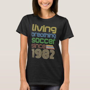 Camiseta Fanático de Fútbol de 1982 Respirando