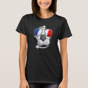 Camiseta Fanático de fútbol francés Sunglass