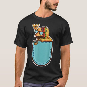Camiseta Fanático De Hamburger Pocket For Hamburgurgurgurgu