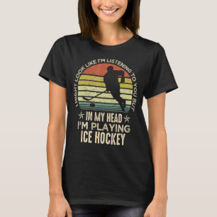 Camiseta Fanático de hockey sobre hielo que podría parecer