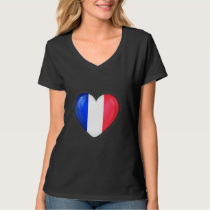 Camiseta Fanático de la bandera de Francia para los hombres