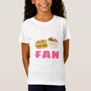 Camiseta Fanático de la hamburguesa y del helado