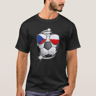 Camiseta Fanático de la República Checa Sunglass Soccer