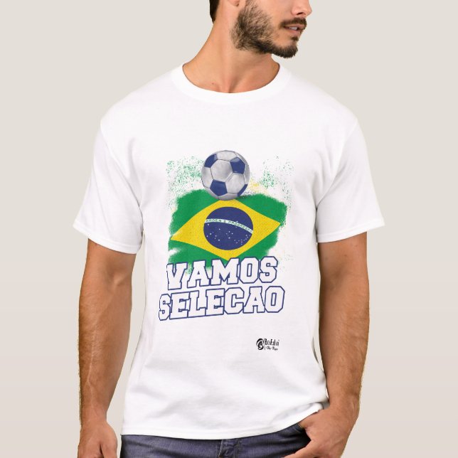 Camiseta Fanático de la selección brasileña White Tee (Anverso)