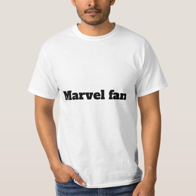 Camiseta Fanático de Marvel (Anverso)