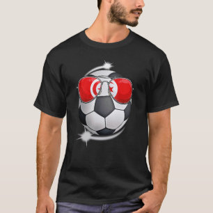 Camiseta Fanático de Túnez Sunglass Soccer