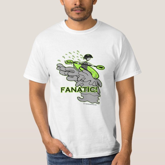 Camiseta ¡Fanático de Whitewater! (Anverso)