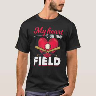 Camiseta Fanático del entrenador de béisbol Heart Baseball