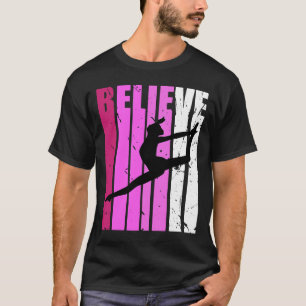 Camiseta Fanático del equipo de danza clásica rosa cree que