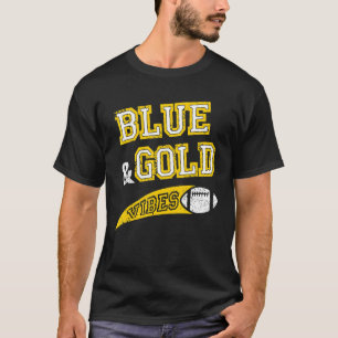 Camiseta Fanático del equipo de fútbol Blue & Gold Vibes