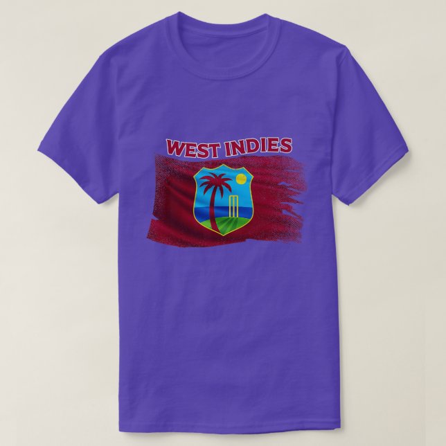 Camiseta Fanático del jugador de cricket de las Indias Occi (Diseño del anverso)