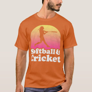 Camiseta Fanático del Softbol y el Regalo de Cricket para l