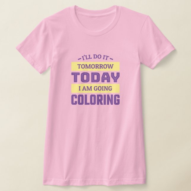 Camiseta Fanático divertido de colores (Distribución)