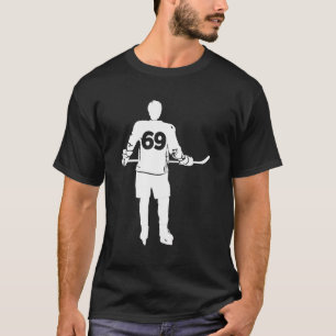 Camiseta Fanático favorito de hockey número 69