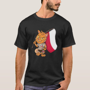 Camiseta Fanático gato de Polonia