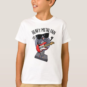 Camiseta Fanático Metalizado fuerte divertido bollo musical