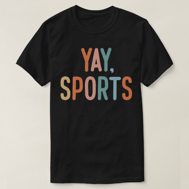 Camiseta Fanático no deportivo Go Sports Yay Sports Premium (Diseño del anverso)