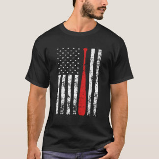 Camiseta Fanáticos De Béisbol Con Bandera De Eeuu Con Probl