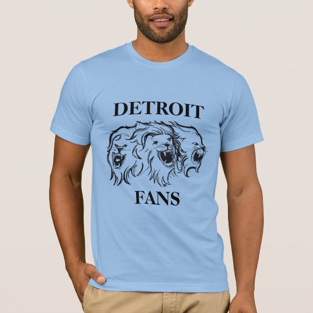 Camiseta Fanáticos de Detroit (Anverso)