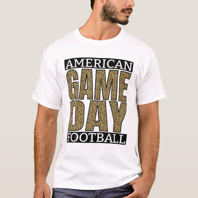 CAMISETA FANÁTICOS DE FÚTBOL ESTADOUNIDENSES DÍA DE JUEGO V (Anverso)