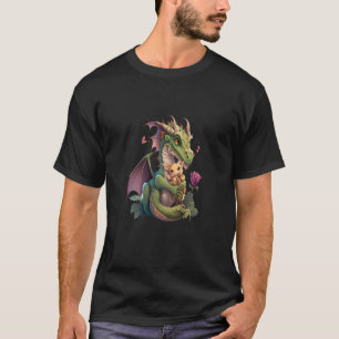 Camiseta Fanáticos De La Creatura Mítica Dragón Mamá Abraza