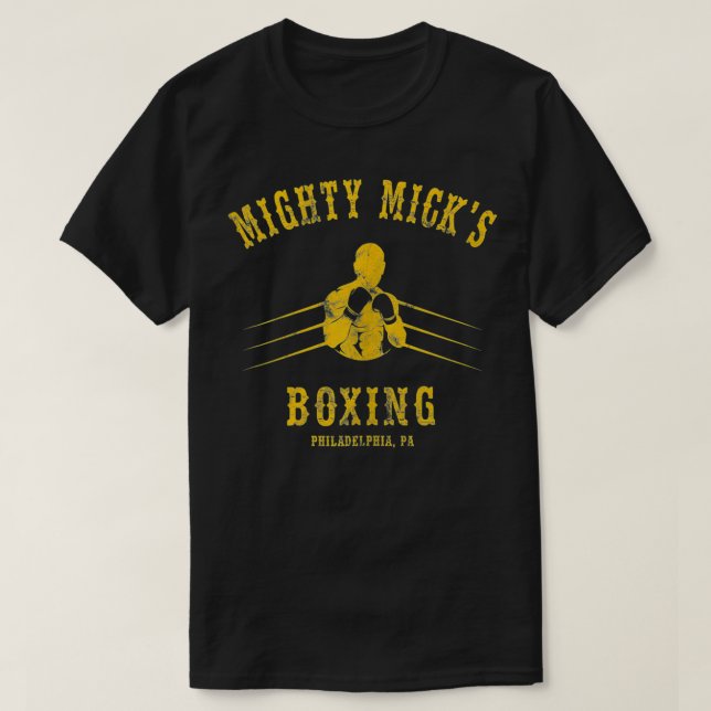 Camiseta Fanáticos del gimnasio Philly Micghty Boxing (Diseño del anverso)