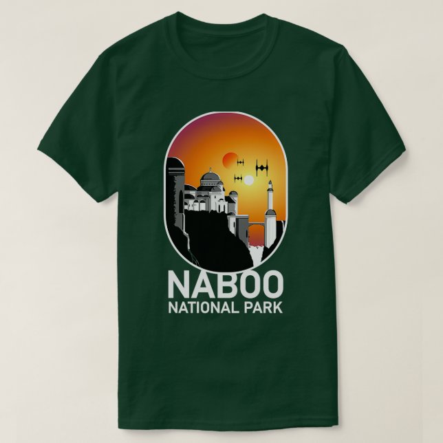 Camiseta fanáticos del parque nacional de nabo (Diseño del anverso)