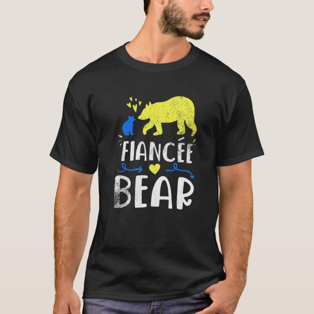 Camiseta Fancée Bear Family Mating Down Syndrome Awarene (Anverso)