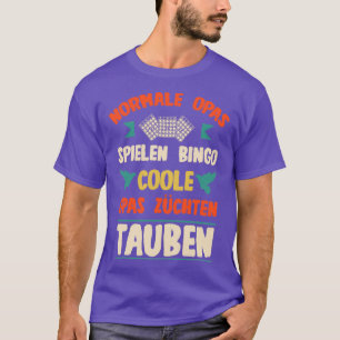 Camiseta Fancianistas de palomas de raza grandiosa juegan b