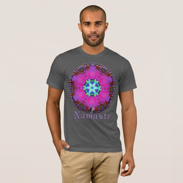 Camiseta Fancied Namaste Caleidoscopio (Anverso completo)