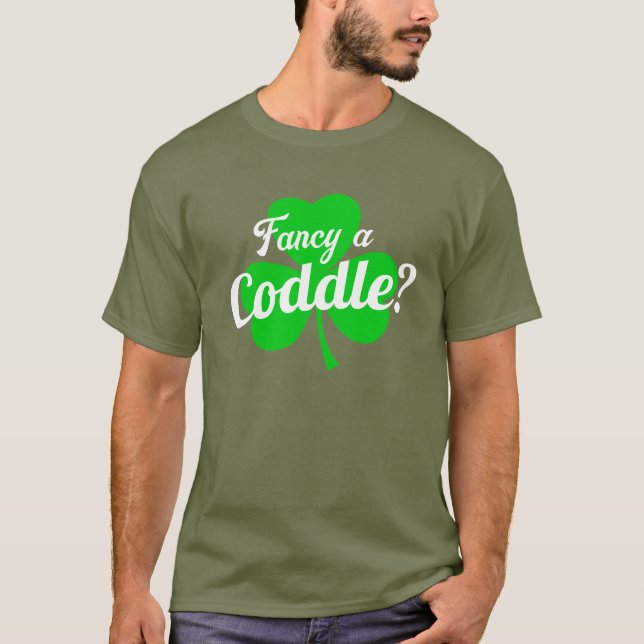Camiseta Fancy A Coddle Irish Food Chiste (Anverso)