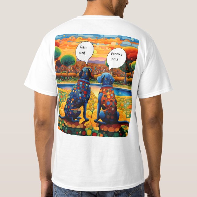 Camiseta Fancy a pint (Reverso)