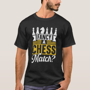Camiseta Fancy A Un Jugador De Hobby De Ajedrez