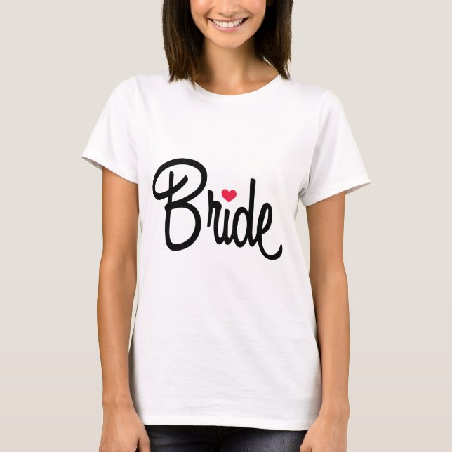 Camiseta Fancy Bride Wedding Party (Anverso)