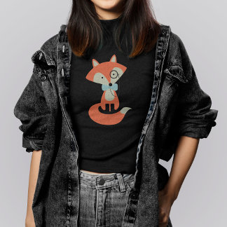 Camiseta Fancy Hipster Red Fox